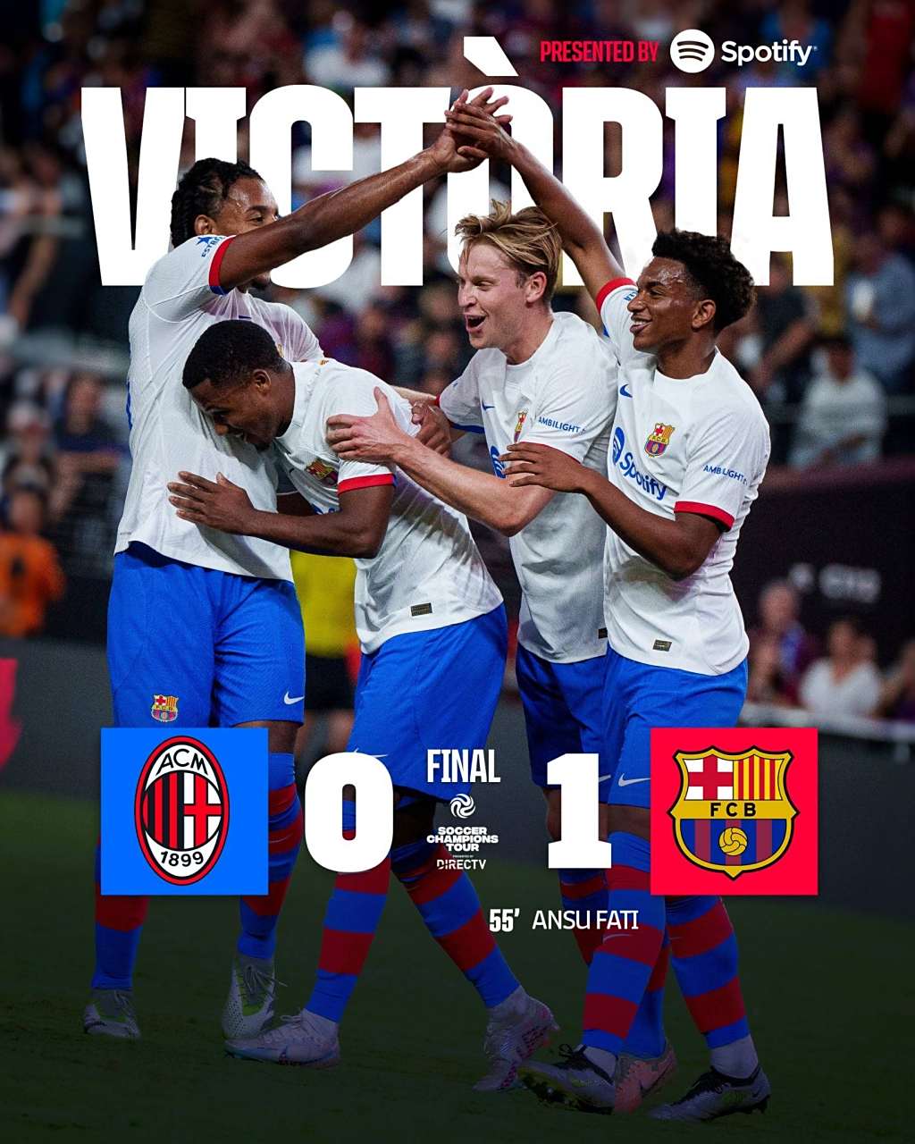 AC米兰主场完胜巴塞罗那，豪取三分的简单介绍