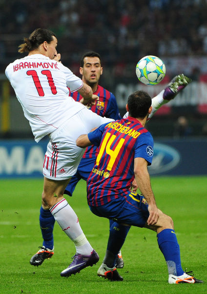 希腊鏖战巴萨,伊布刷新纪录 希腊鏖战巴萨,伊布刷新纪录